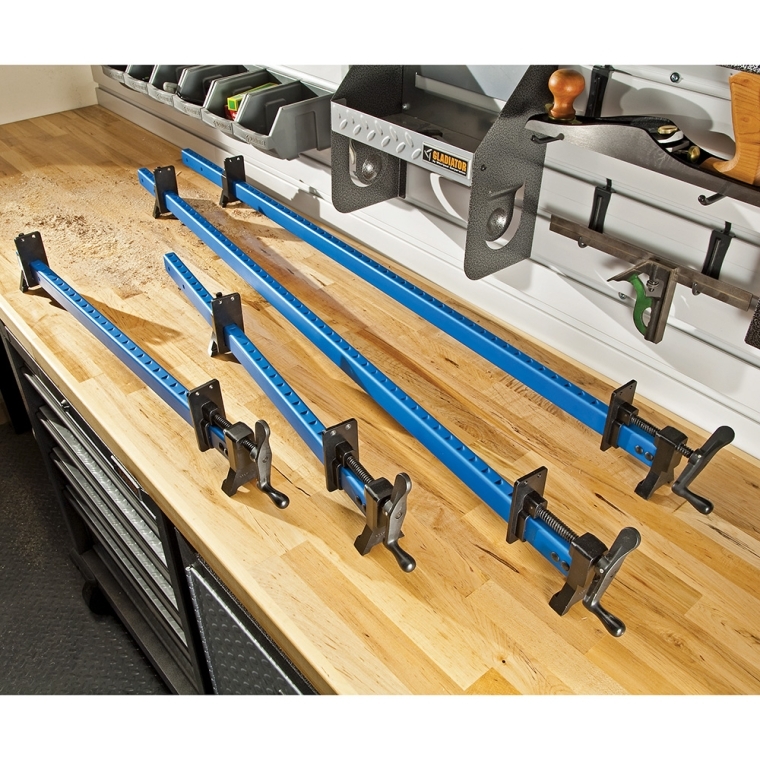 Rockler Sure-Foot Aluminum Bar Clamp Set, 24'' and 48'' - full pic 