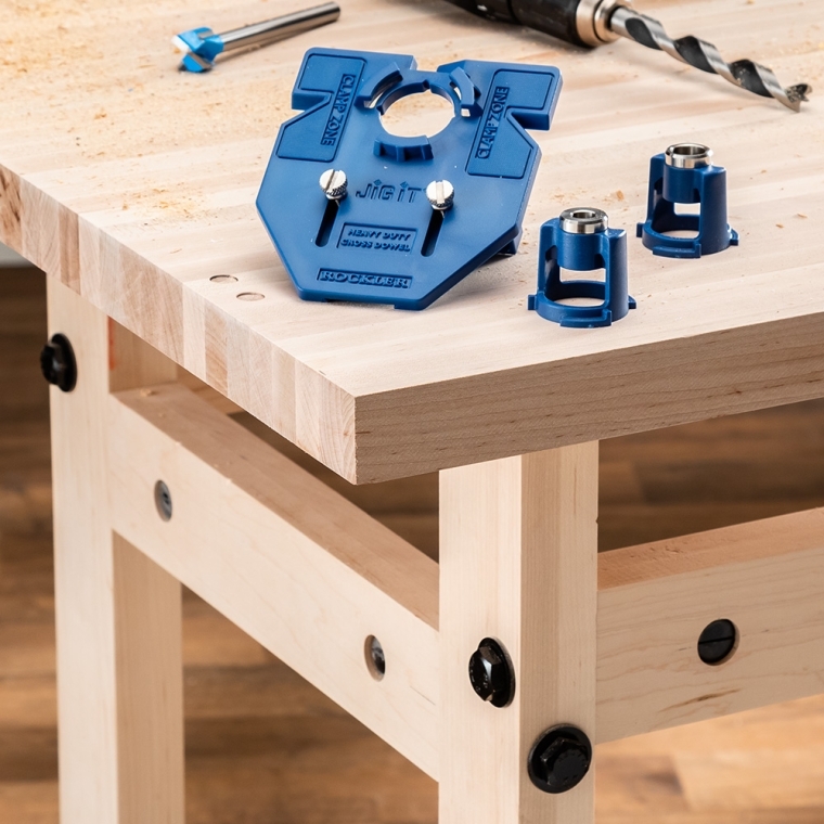 Rockler Heavy-Duty Cross Dowel Drilling Jig - full pic 