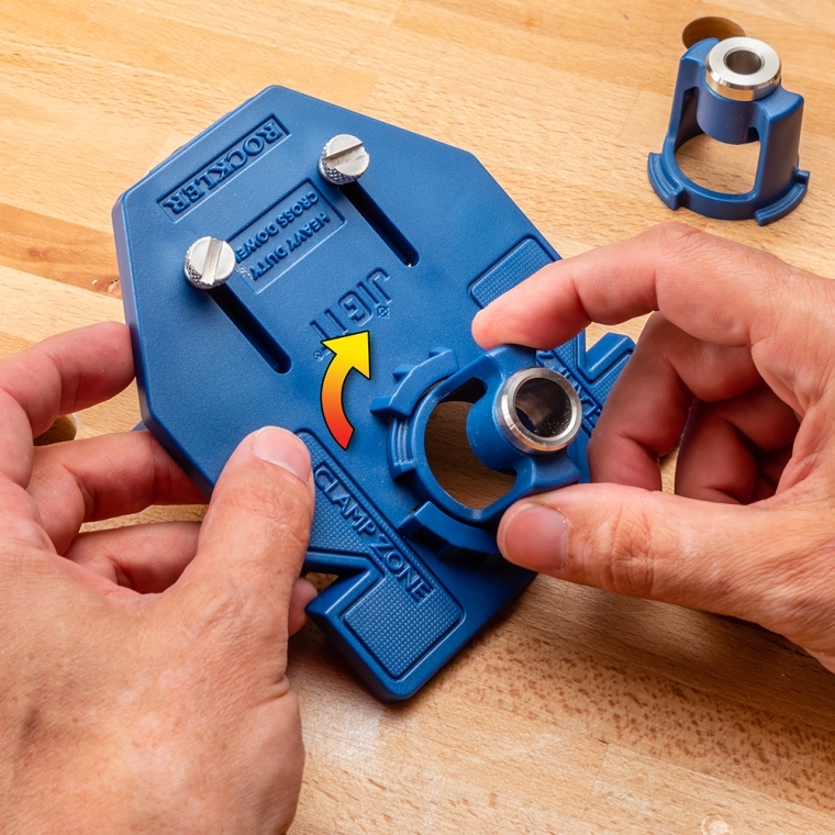 Rockler Heavy-Duty Cross Dowel Drilling Jig - full pic 
