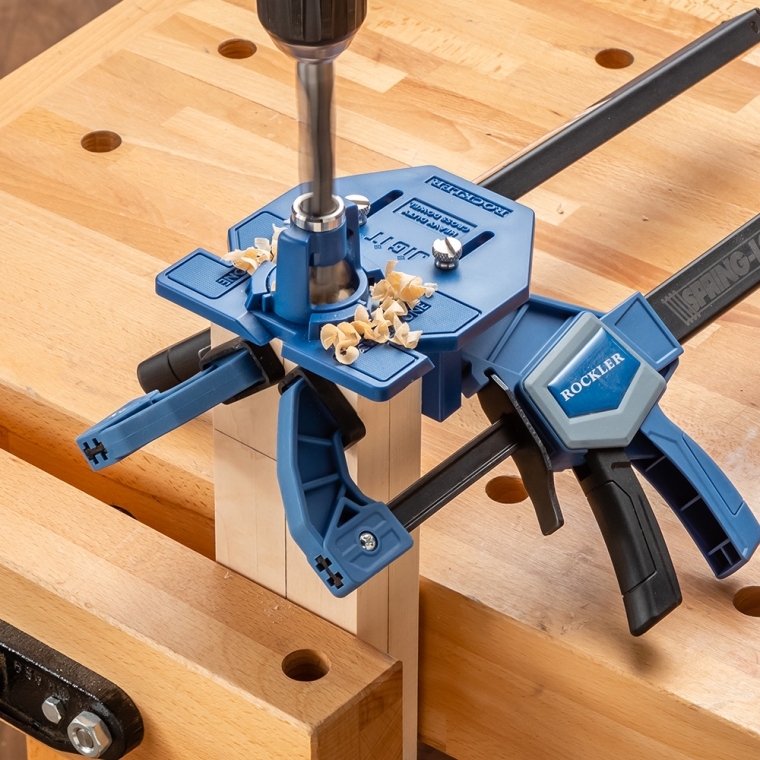 Rockler Heavy-Duty Cross Dowel Drilling Jig - full pic 