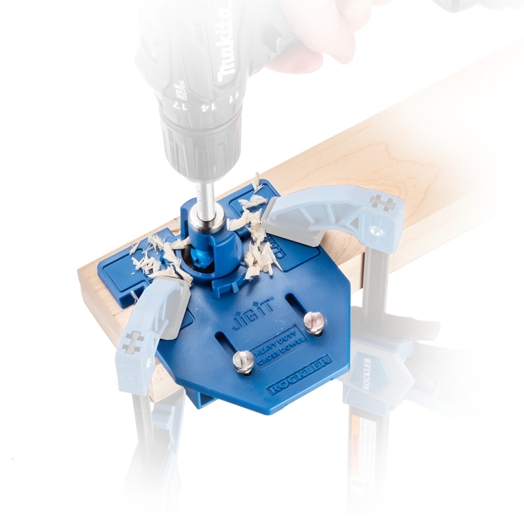Rockler Heavy-Duty Cross Dowel Drilling Jig - full pic 
