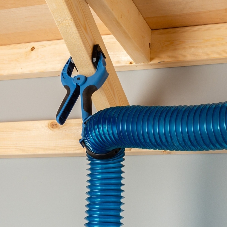 Dust Right 2-1/2'' Clamping Hose Holders, 2-pack - full pic 