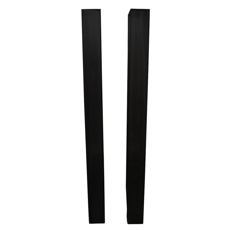 U-Shaped  Welded Steel Table Leg Set, Black - full pic 