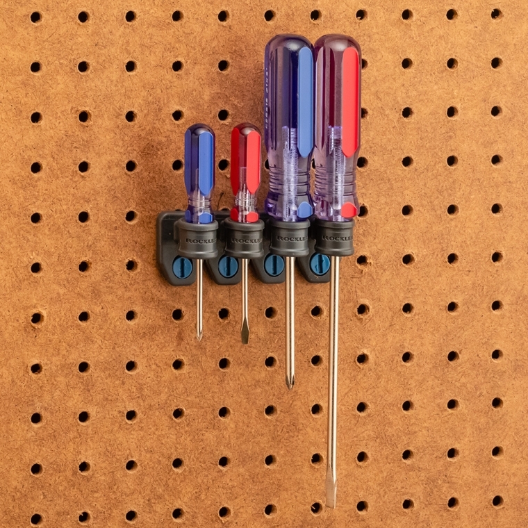 Rockler Hang-Tight 16-Piece Pliers and Drivers Pegboard Hook Set - full pic 