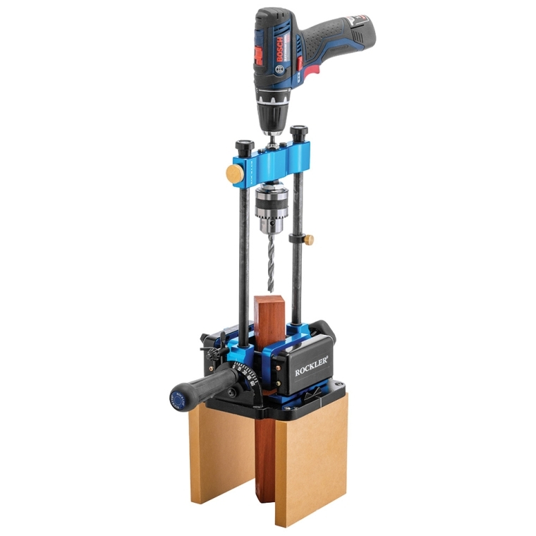 Rockler Portable Drill Guide with Vise - full pic 