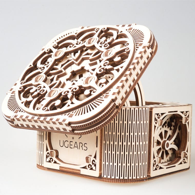 UGears Treasure Box - full pic 