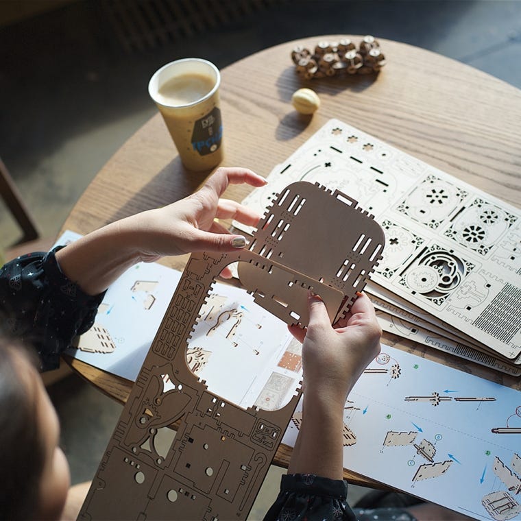 UGears Treasure Box - full pic 