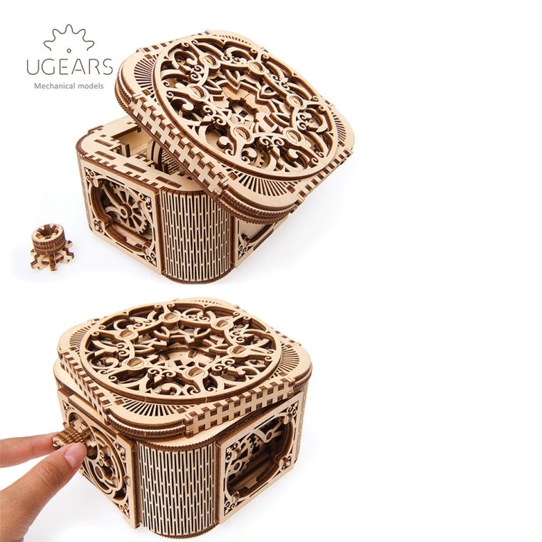 UGears Treasure Box - full pic 