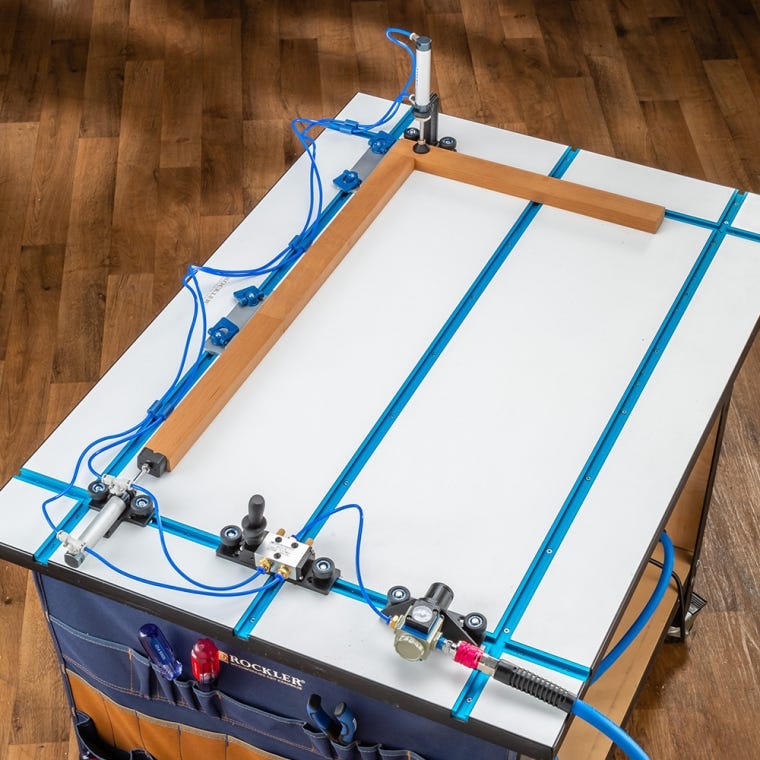 Rockler Pneumatic Clamping System - full pic 