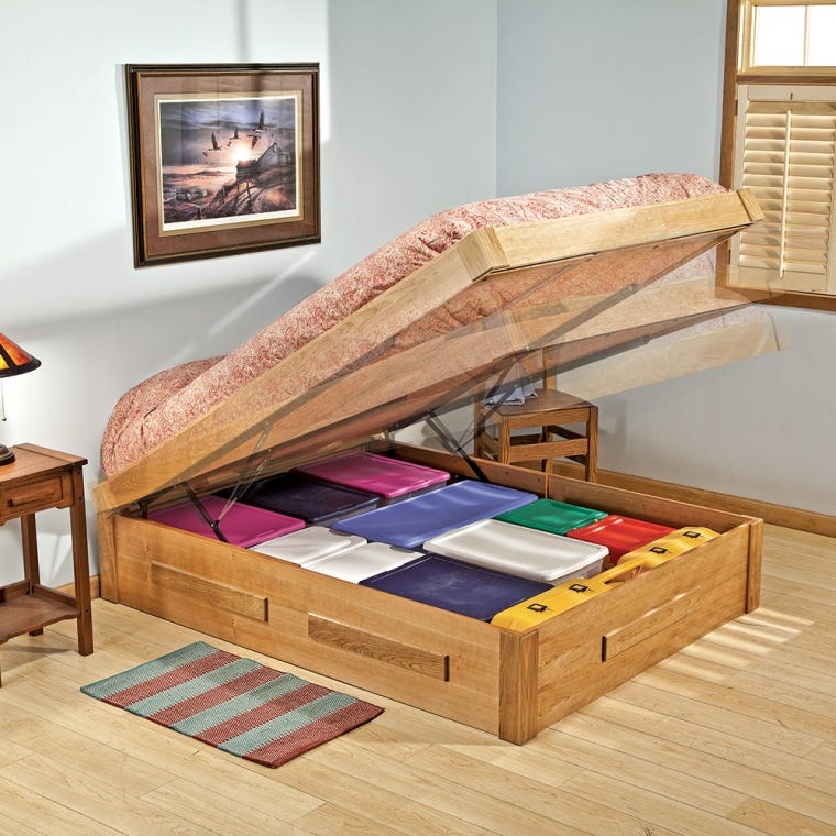 88-lb. Light Duty Platform Bed Lift Mechanism - full pic 
