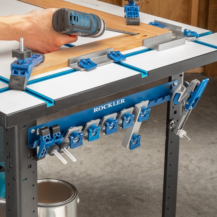 Rockler T-Track Accessory Storage Rack - full pic 