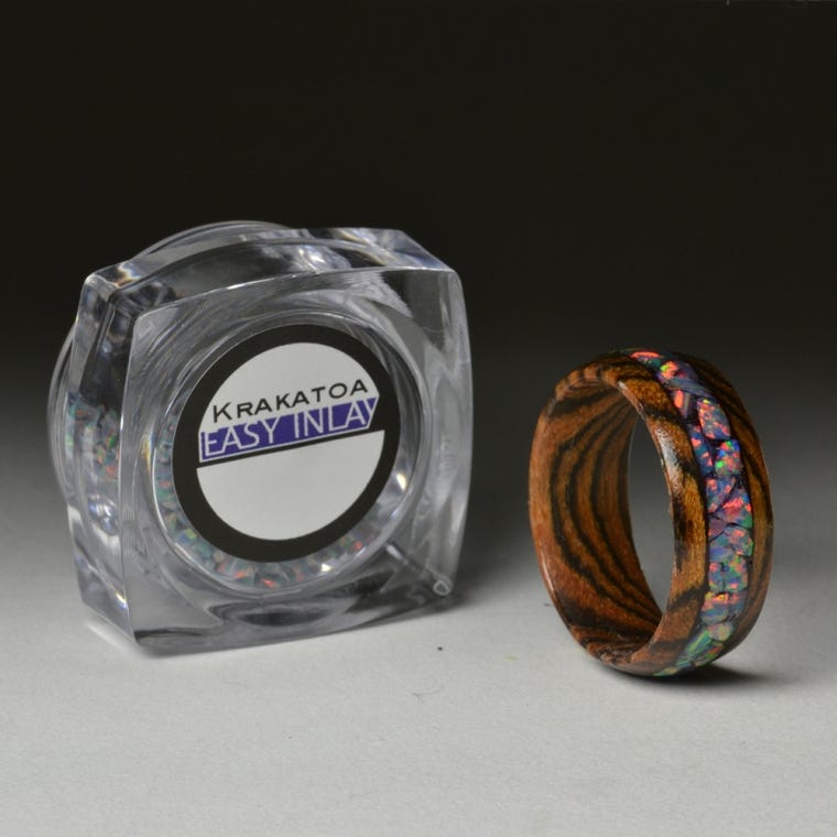 Bocote Hardwood Ring Core Blanks - full pic 