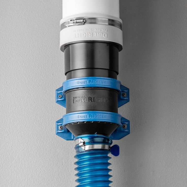 Dust Right Ready-Mount 4'' to 2-1/2'' Fitting - full pic 