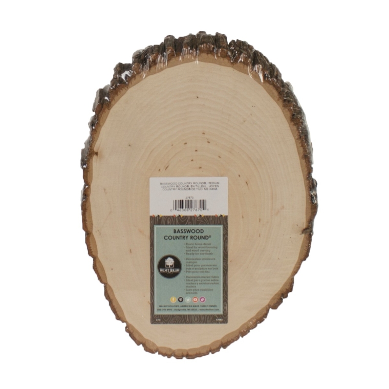 Basswood Country Round, 7''-9''W - full pic 