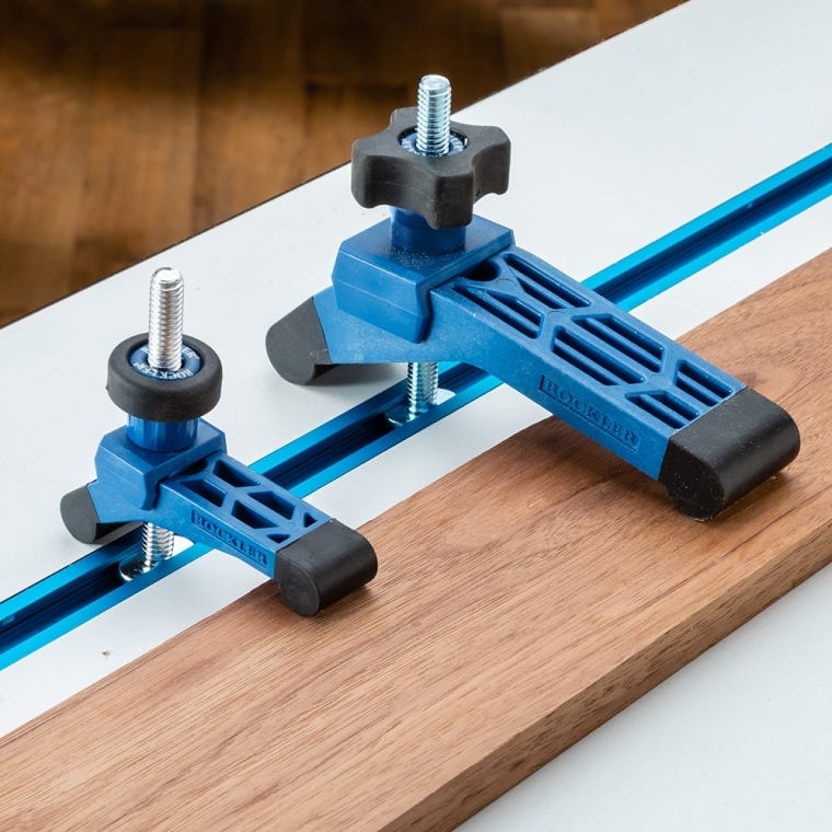 Rockler Bit-Saver Hold Down Clamps, 5-1/2''L x 1-1/4''W, 2-Pack - full pic 