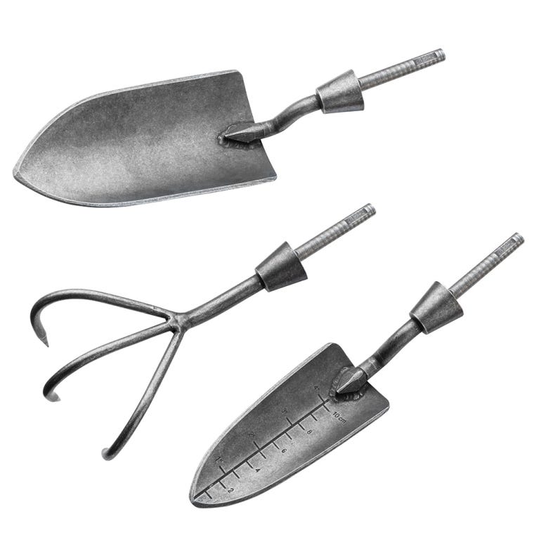 Complete Set of Rockler Gardening Tool Turning Kits - full pic 