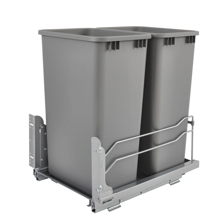 Rev-A-Shelf Soft-Close Bottom-Mount Trash Pull-Outs - full pic 