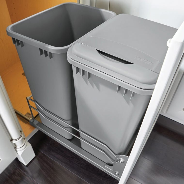 Rev-A-Shelf Soft-Close Bottom-Mount Trash Pull-Outs - full pic 