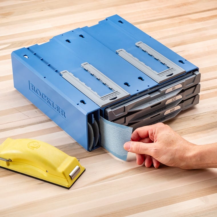 Rockler Sandpaper Storage System, 9'' x 11'' Sheets - full pic 