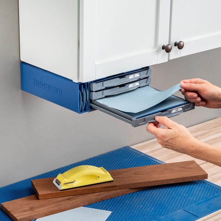 Rockler Sandpaper Storage System, 9'' x 11'' Sheets - full pic 