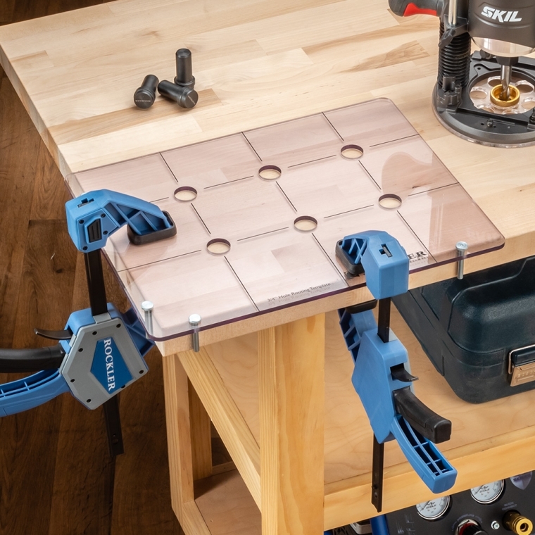 Rockler Dog Hole Routing Template - full pic 
