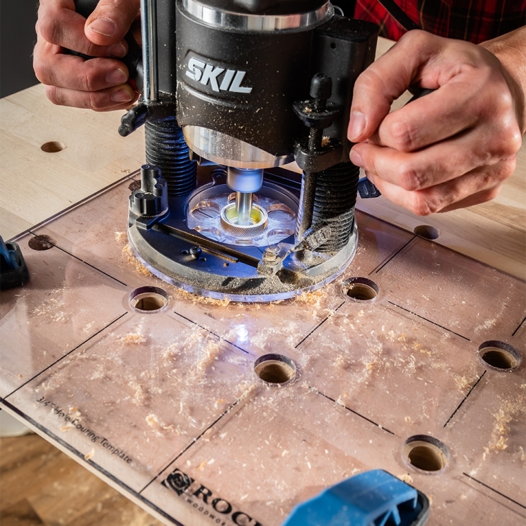 Rockler Dog Hole Routing Template - full pic 