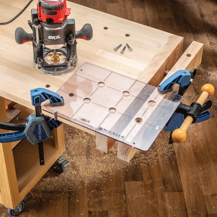 Rockler Dog Hole Routing Template - full pic 