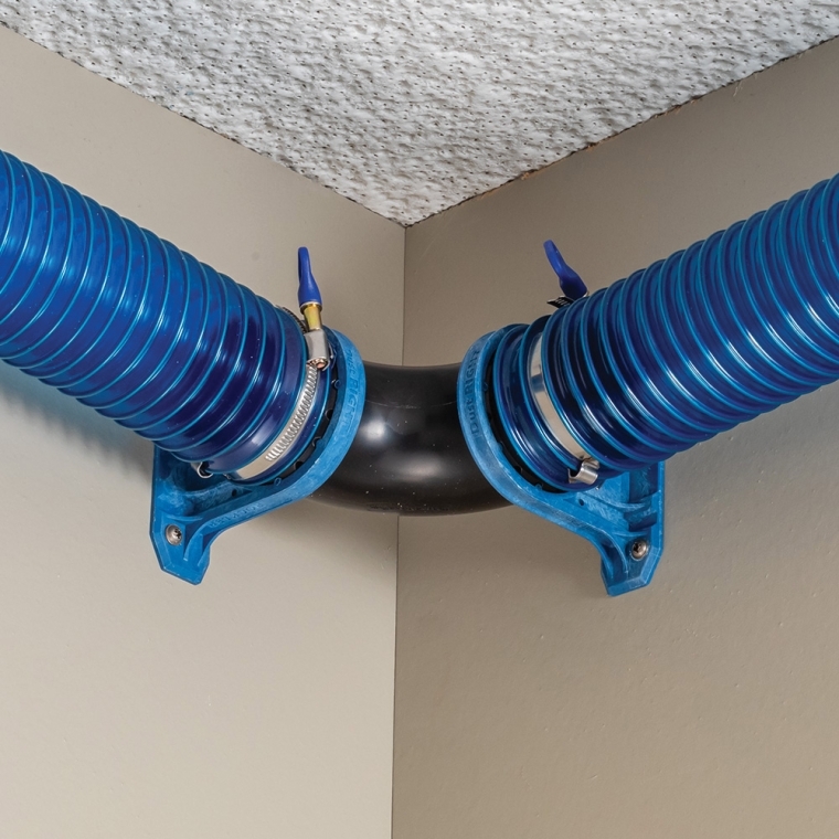 Dust Right Ready-Mount 2-1/2'' Mounting Brackets, Pair - full pic 