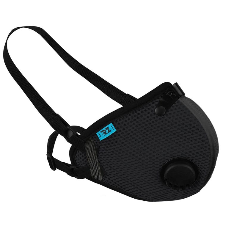 Large M2.5 Dual-Strap Mesh Face Mask, Black - full pic 