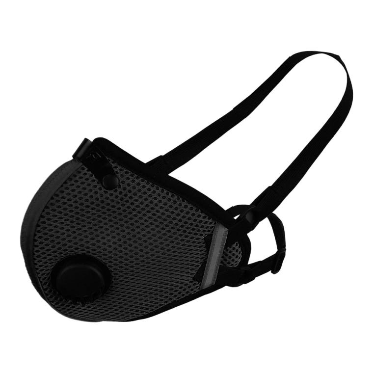 Large M2.5 Dual-Strap Mesh Face Mask, Black - full pic 