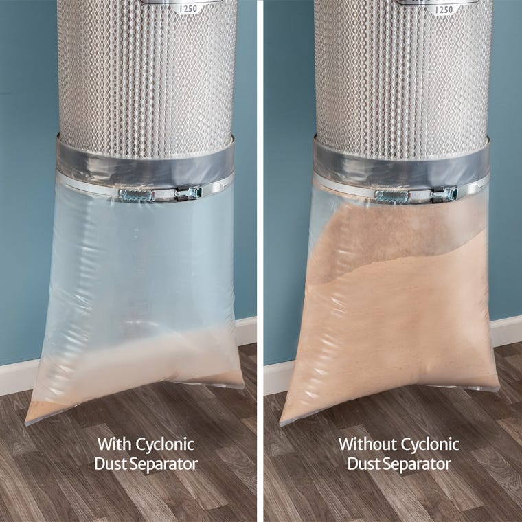 Dust Right 750 CFM Mobile Dust Collector - full pic 