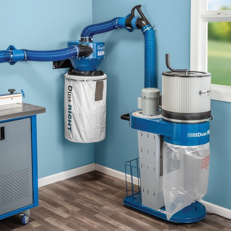 Dust Right 4'' Wall-Mount Cyclone Dust Separator - full pic 