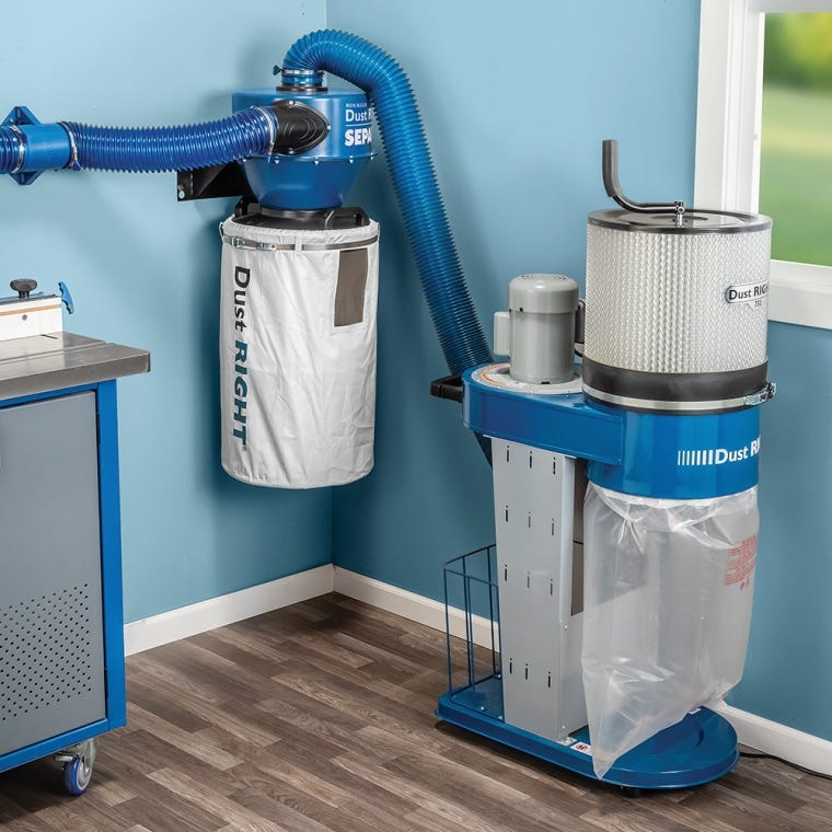 Dust Right 750 CFM Mobile Dust Collector - full pic 