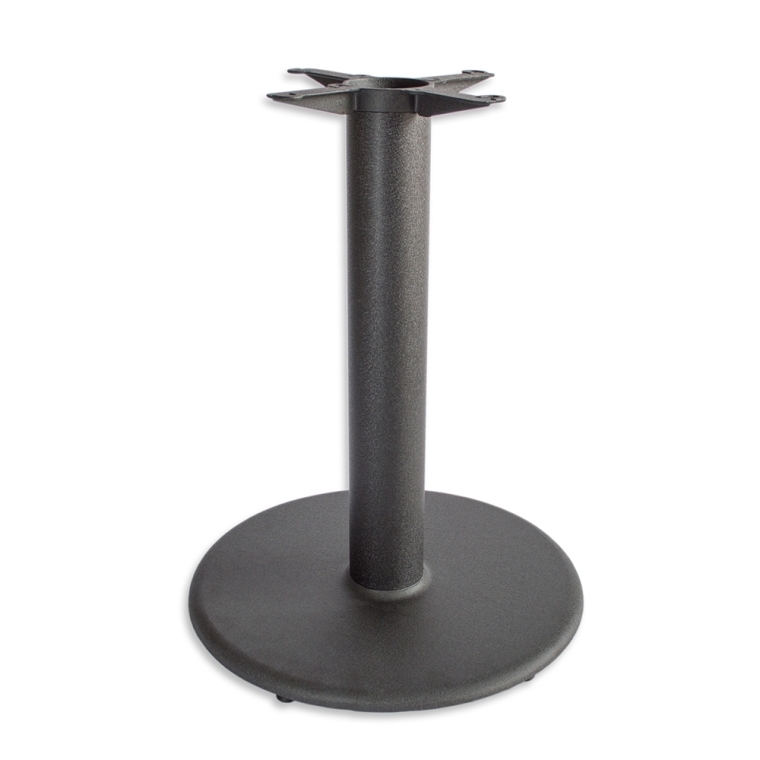 Round Flat Style Dia. Cast Iron Table Base - full pic 