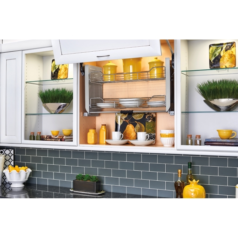 Rev-A-Shelf- Cabinet Pull-Down Shelving System Wall Accessories - full pic 