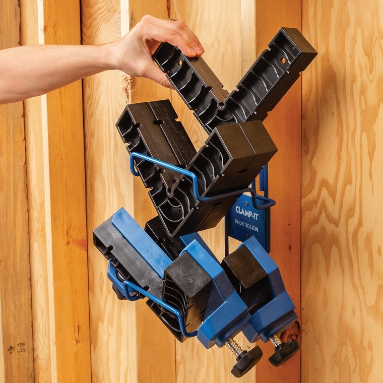 Rockler Clamp-It Storage Bracket - full pic 