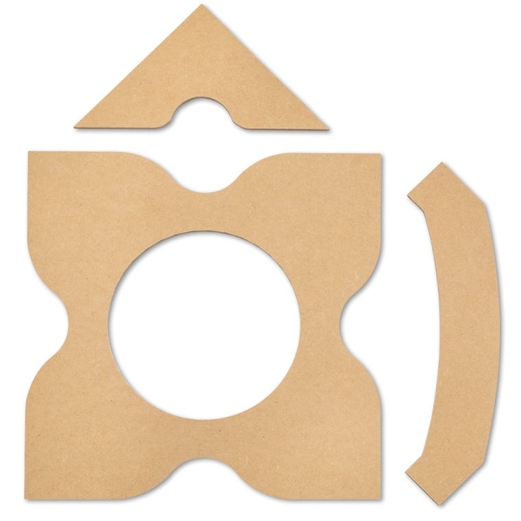 Rockler Bird Feeder Station Plan with 1/4'' MDF Templates - full pic 