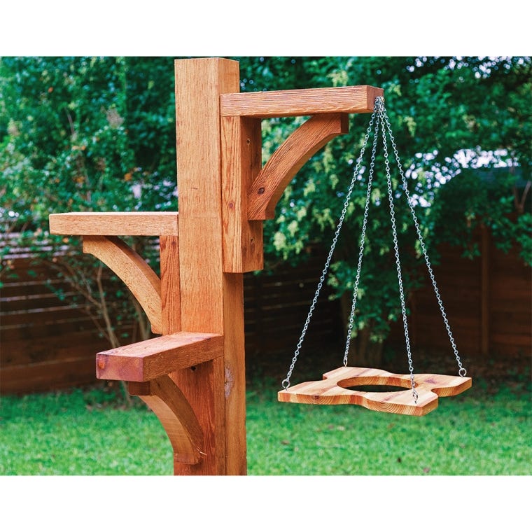 Rockler Bird Feeder Station Plan with 1/4'' MDF Templates - full pic 