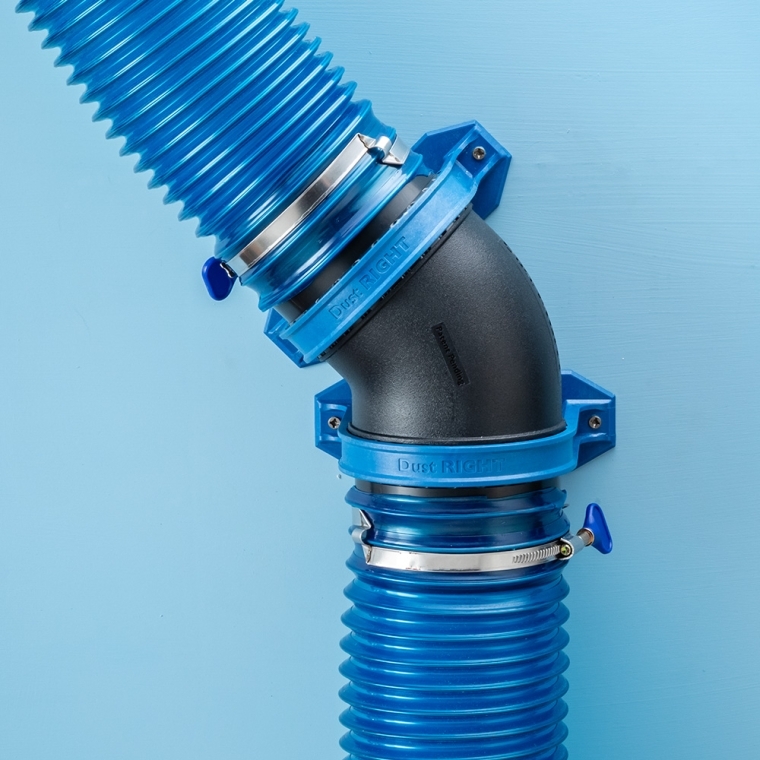 Dust Right Ready-Mount 4'' 45 degree Elbow - full pic 