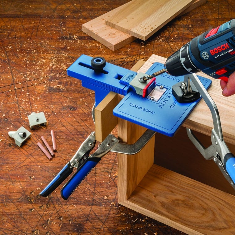 Corner Key Doweling Jig with Set of 3 Drill Bits - full pic 