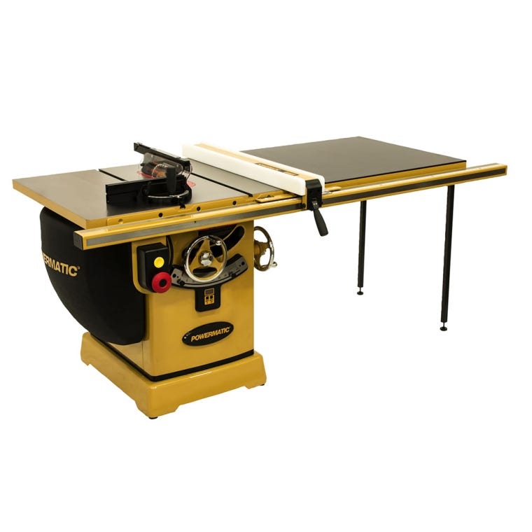 Powermatic PM2000B Table Saw, 3HP 1-Phase 230V, 50'' Rip Accu-Fence - full pic 