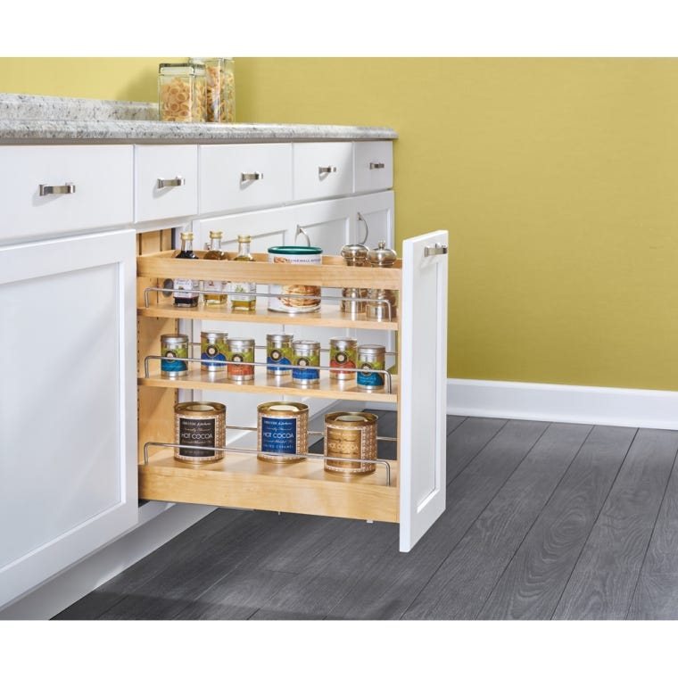 Rev-A-Shelf- Base Cabinet Pullout Organizer with Blumotion Soft-Close - full pic 