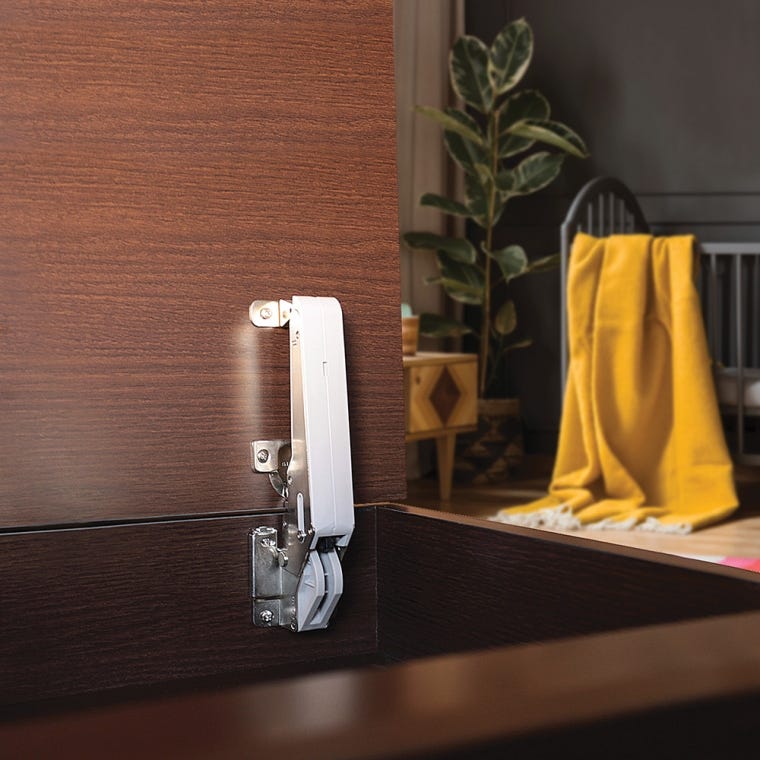 Sugatsune Aileron Lift-Assist Soft-Close Hinge Set and Lid Stay for Chests - full pic 