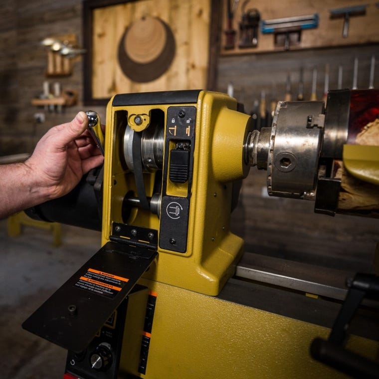 Powermatic PM2014 1HP Lathe with Stand - full pic 