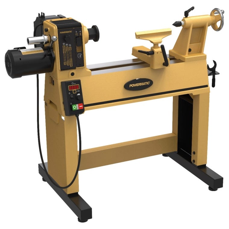 Powermatic PM2014 1HP Lathe with Stand - full pic 