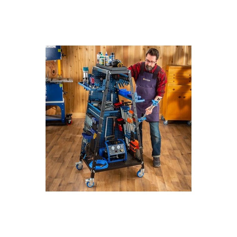Rockler Pack Rack Plus, Clamp and Tool Storage System - full pic 