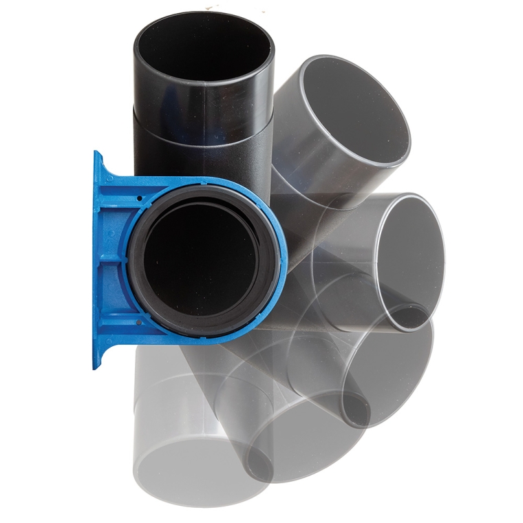 Dust Right Ready-Mount 4'' Hose Splice - full pic 