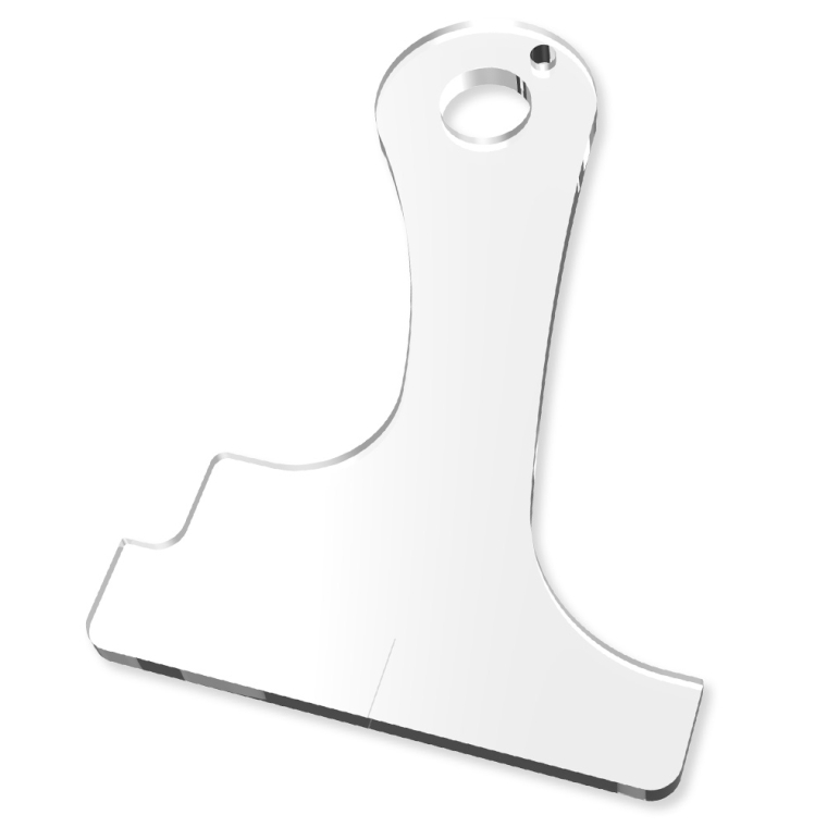 Rockler Cutting Board Handle Shape Templates - full pic 