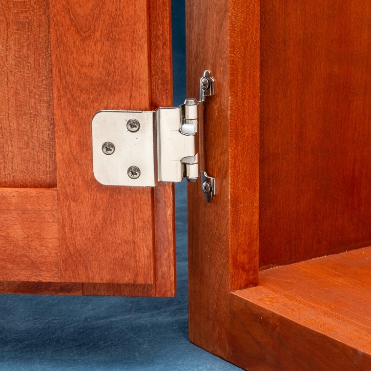 3/8'' Inset Self-Closing Face-Mount Cabinet Hinges (3428) - full pic 