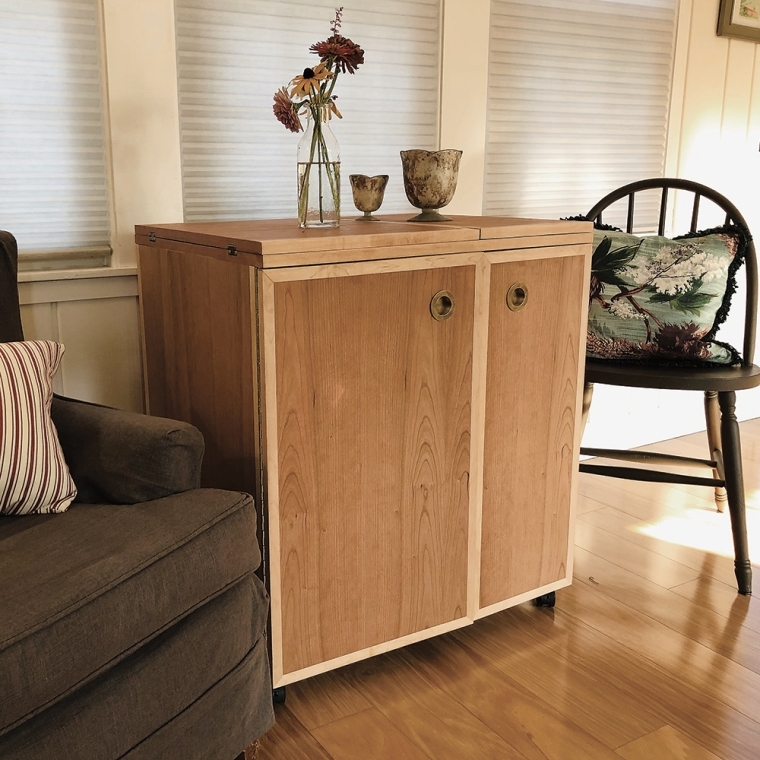 Compact Sewing Machine Cabinet Downloadable Plan/Instructions - full pic 